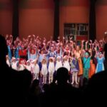 dansen op het podium
